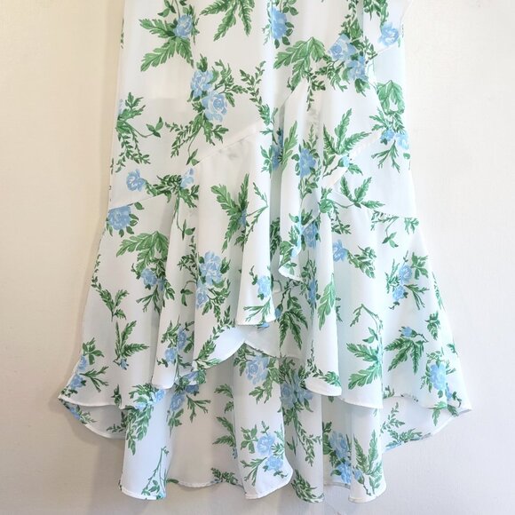 Disney Princess Faux Wrap Floral Dress Hi-Low Ruffles Fairy Whimsy Size XS - Picture 10 of 15